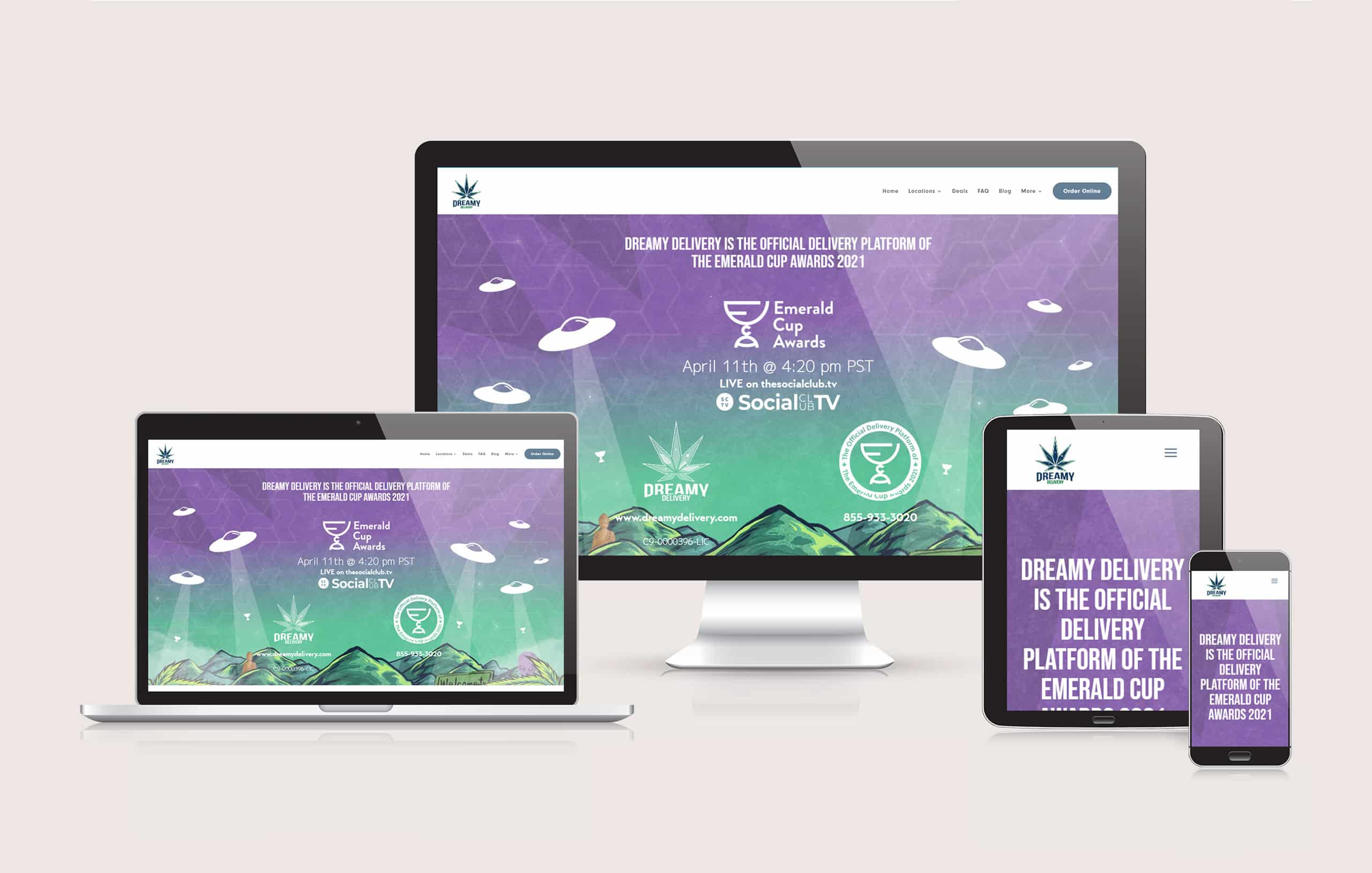 Dreamy Delivery - Responsive Website Design 01 by Ok Omni