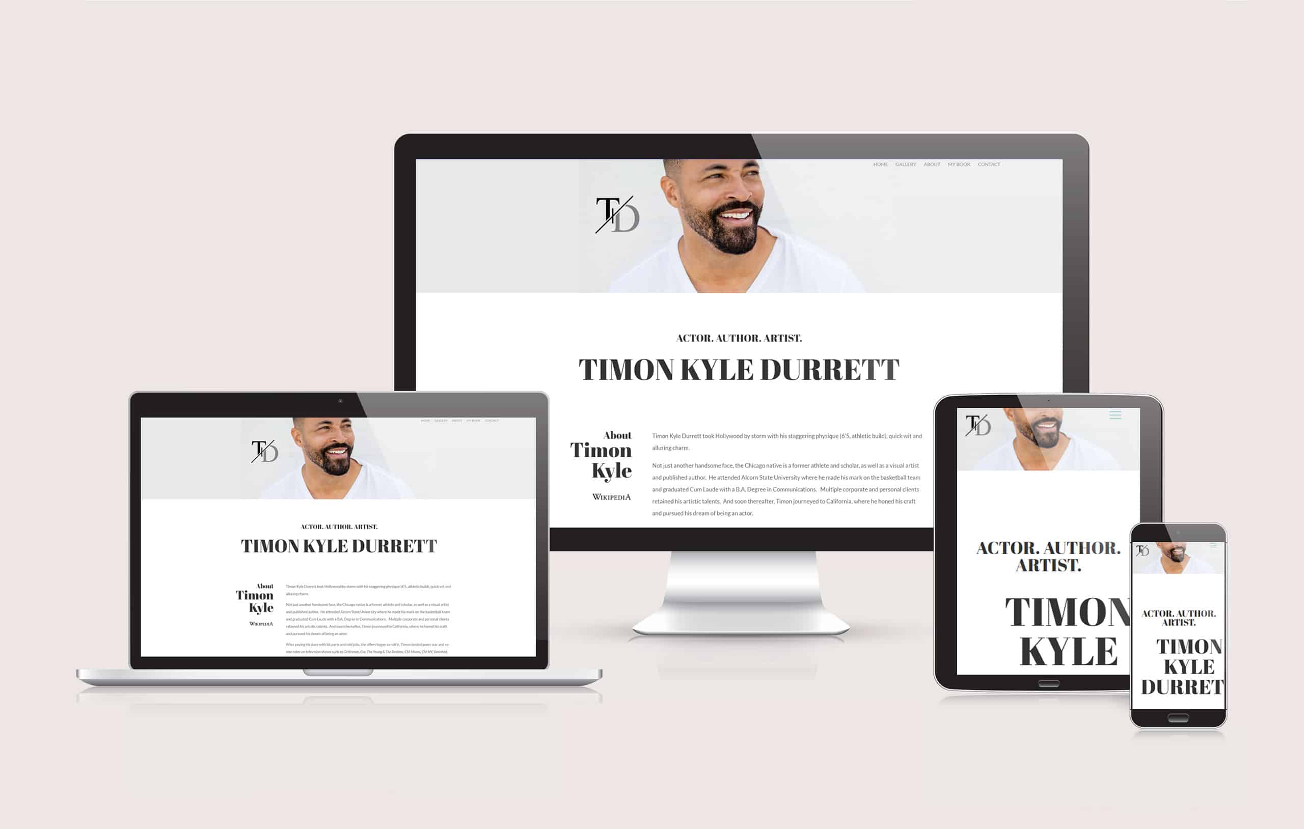 Tim Durret - Responsive Website Design by Ok Omni