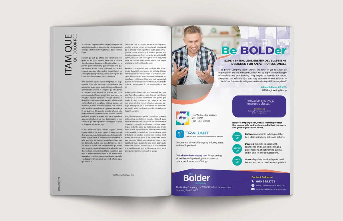 Be Bolder - Graphic Design by Ok Omni